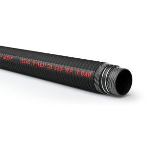 Oil Suction and Delivery Corrugated Hose Black 10 Bar WP